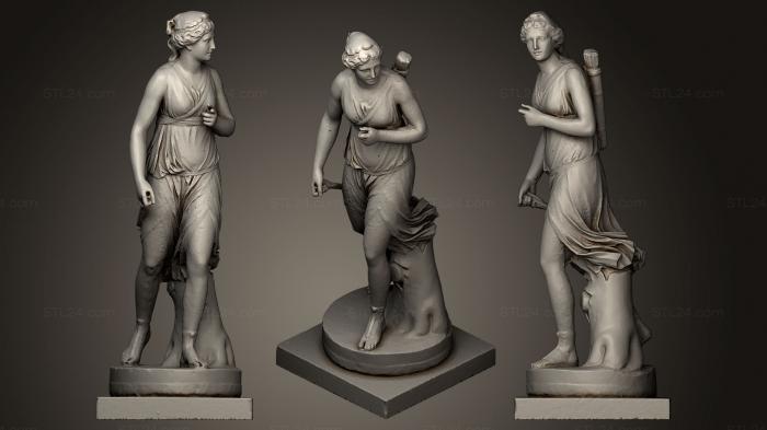 Statues antique and historical (Diana 2, STKA_1126) 3D models for cnc